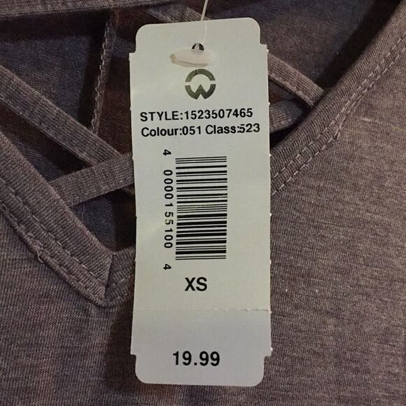 Warehouse One Long Sleeve Cage Neck Top Size Extra Small - Picture 5 of 5